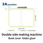CQT-800BS Automatic Book Cover Side Pasting Machine with Max. Workable Width