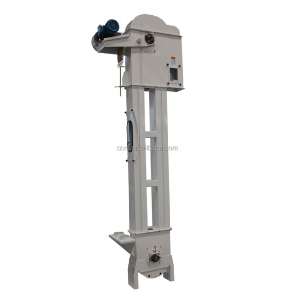 20t/h Rice Milling HDPE Maize Wheat Bean Centrifugal Discharge Conveyor Bucket Elevator
