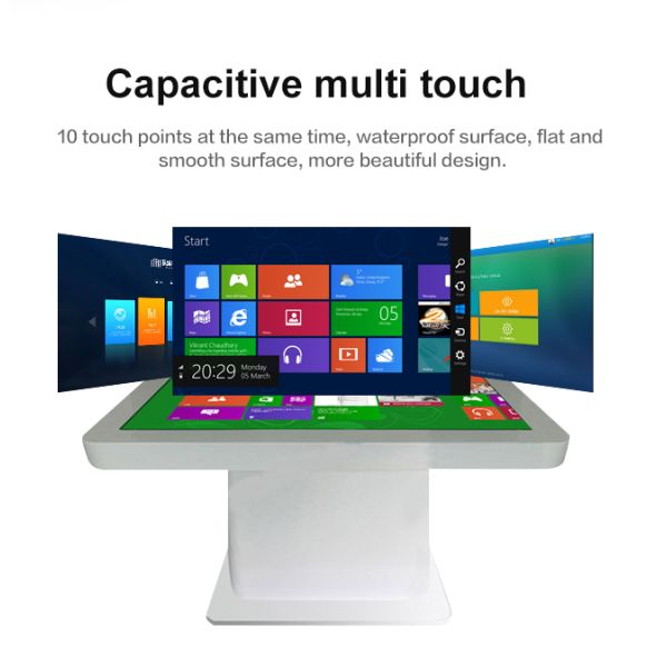 55 Inch LCD Multi Touch Screen Table Touch Table Kiosk