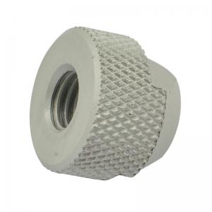 China Round Aluminum Internal Threaded Cap Nut with Grade 12.9 and CNC Machining Capability on sale