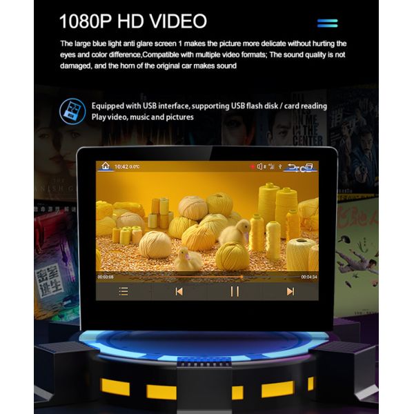 levante Maserati Android Auto CarPlay 64 128GB 10.1 Inch Capacitive Touch Screen