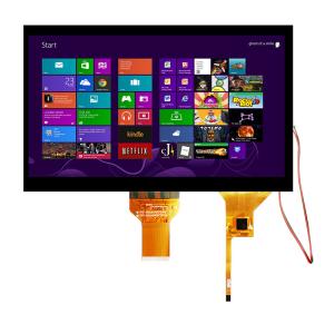 Quality 10.1 Inch 1024x600 LVDS IPS Sunlight Readable TFT LCD Module With Pcap Monitor wholesale