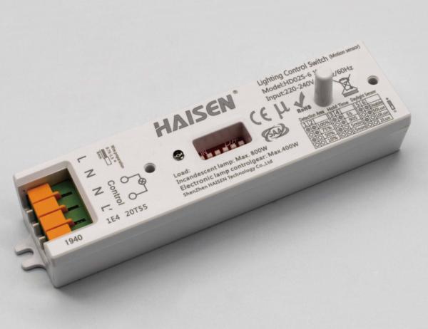 Cheap 220 - 240V Input ON / OFF Sensor Switch Microwave Detector With Rod Antenna for sale