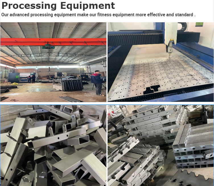 Commercial Gym Equipment Adjustable Pulley 4-Station Strength Training Cable Crossover