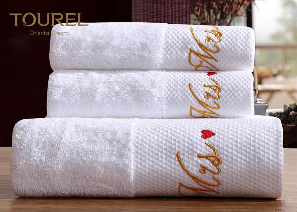 Cheap 100% Cotton Hotel Towel Set Widely Used For 5 Star Hotel 30 x 30,  35x 75,  40x80 for sale