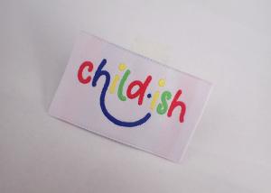 Quality Garment Clothes Woven Label Clothing Tag Low Minimum Customized Size wholesale