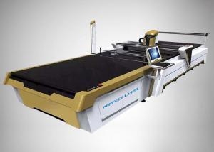 China Automatic CO2 Laser Cutting Machine CAD/CAM Cutting System For Cotton Linen Silk on sale