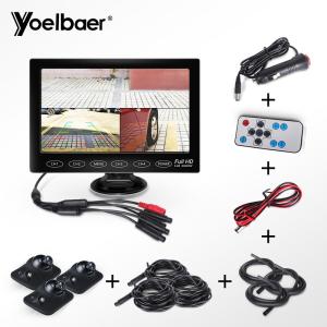 China Night Vision Car Reversing Aid System 7 Inch TFT LCD Monitor With Touch Screen on sale