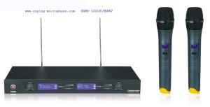 Quality LS-5100 two-handheld VHF wireless microphone with LCD display wholesale