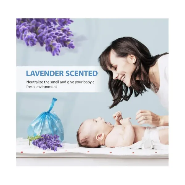 Hot Selling Manufacturers High Quality Plastic Packaging Baby Diaper Bag Nappy Collection Bag