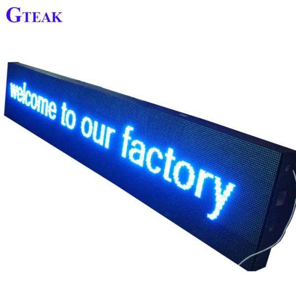 Cheap customized size pannello panel sign led scrolling message  illuminated sign for car for sale
