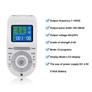 Lightweight Carry Timing Function Pulse Digital Tens Massager