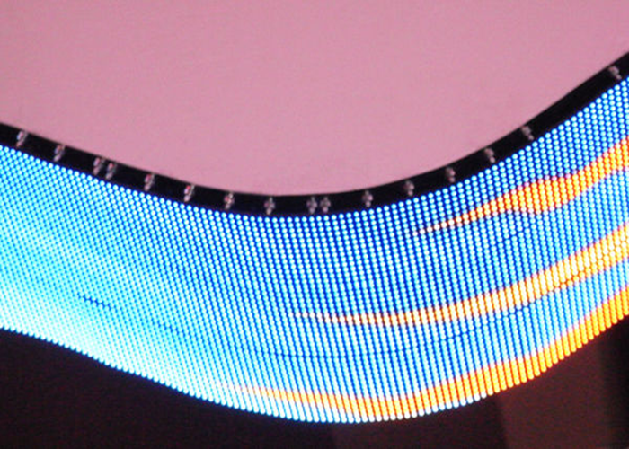 10 Inch Flexible Led Panel Video Screen 10mm Pixel Pitch For Celebration Event