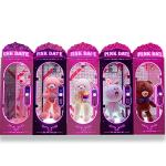 Coin Operate Gift Vending Machine / 3S Pink Date transparent Visual High End Toy