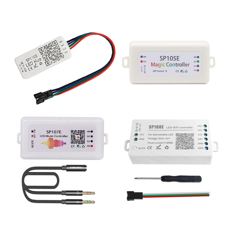 Quality Bluetooth LED Strip Smart Controller , Pixel Light Controller SP110E SP108E wholesale