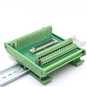 China SCSI 68 Pin Connector DIN Rail Mounting Type Terminal Blocks Adapter on sale