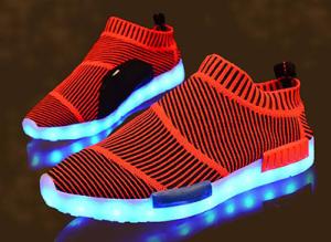 Remote Control Light Up Sole Shoes , Endurable Led Sneakers With Light Up Soles