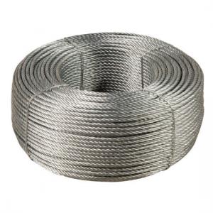 Quality Non-Alloy Stainless Steel Wire Rope for Metallurgy/Bundling/Hoisting 8X19s Iwrc Galvanized wholesale