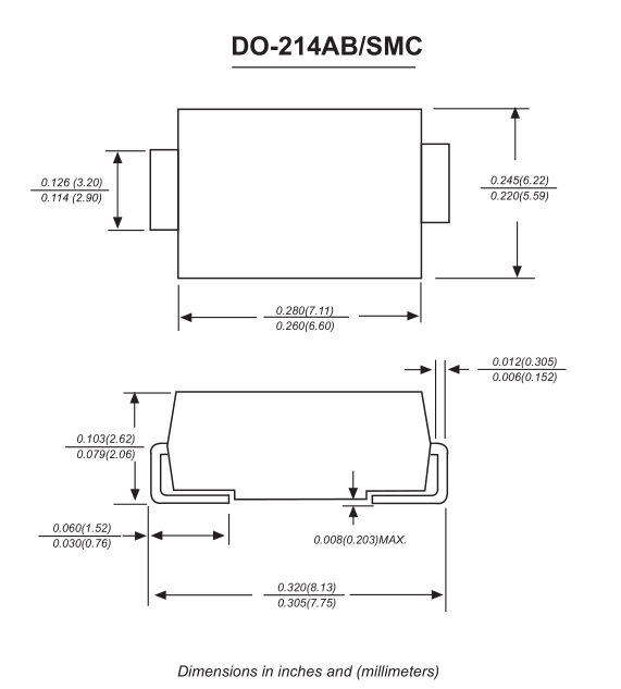 Plastic Package High Voltage Rectifier Diode For Surface Mounted 10.0 Amperes