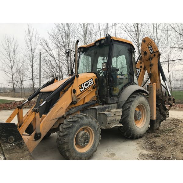 4 in 1 JCB 3CX ECO bucket Used Backhoe Loader 4 Wheel Drive 81KW