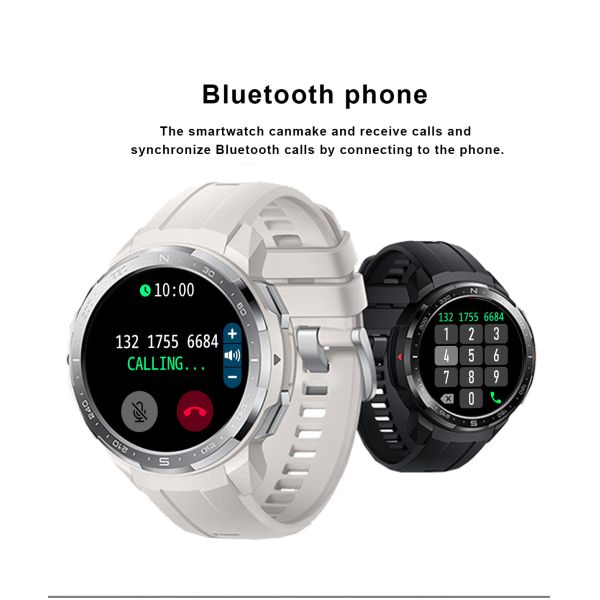 390*390 Pixel ECG Smart Watch With Bluetooth Ble5.2+Ble Audio