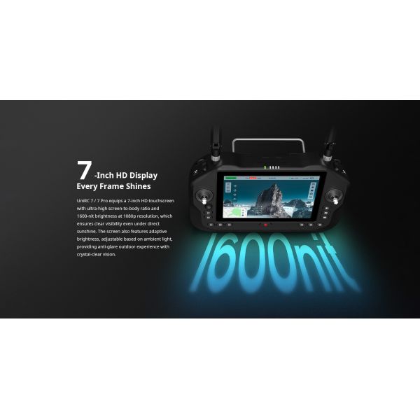 7Inch Large Screen Handheld Ground Control Station UAV For Communication And Broadcasting