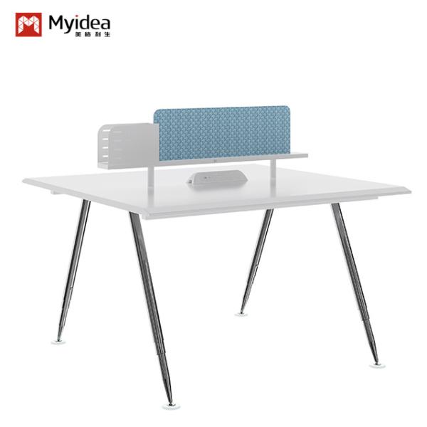 Cheap 4-Person Office Desk Simple And Modern Partition With Storage Cabinet Support customization for sale