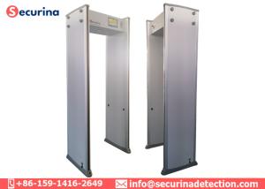 Quality 7 Inch LCD Display Door Frame Metal Detector 33 Pinpoint Zone For Doorways Access Control wholesale
