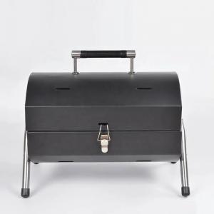 Quality Cool Portable Folding Oil Drum Barbeque Cylinder Charcoal Grill For Outdoor Camping wholesale