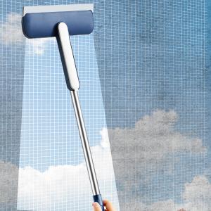 Double-Sided Window Squeegee Cleaning Brush Set Multipurpose Home Cleaning Tools Kit for Glass Screen Windows and Gaps