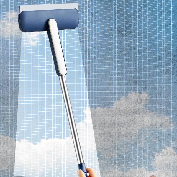 Cheap Double-Sided Window Squeegee Cleaning Brush Set Multipurpose Home Cleaning Tools Kit for Glass Screen Windows and Gaps for sale