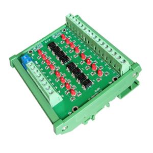 Quality TTL HTL Signals Converter Terminal Blocks Board 8 Ways For PLC NPN or PNP 1.8V 3.3V 5V 12V 24V Input wholesale