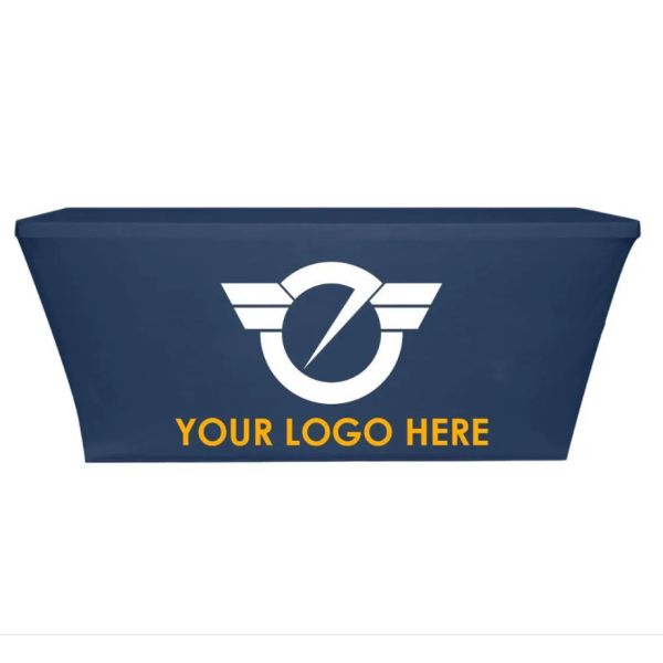 Square 290gsm Portable Reception Desks Advertising Trade Show Reception Desk