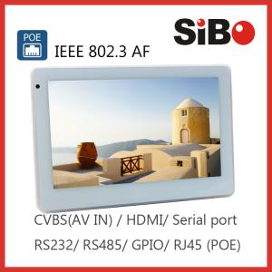 Quality Q896 7&quot; Touch Screen Controller With CVBS IN And POE For Home Automation wholesale