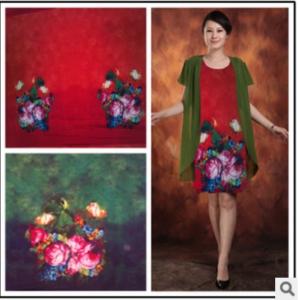 Quality High-grade skirt fabrics knitted snow high stretch silk silk flower wholesale