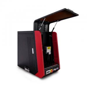 Quality Portable Industrial Fiber Laser Engraving Machine For Rubber Stamp Enclosed wholesale