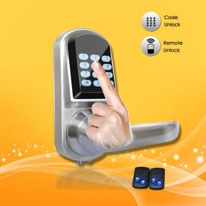 Quality Elegant Design Pass Code Door Locks , Remote Control Front Door Lock 154*68*78mm wholesale