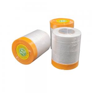 Quality Temporary Floor Masking Paper Film Spray Paint Shielding Protective Film wholesale
