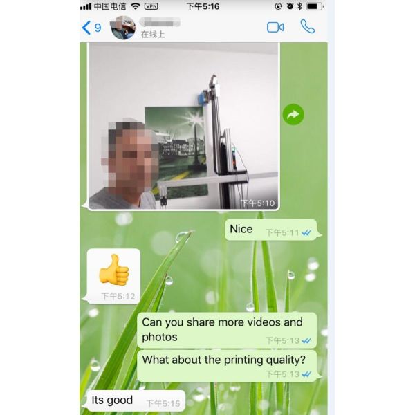 CMYK +W Five Colors UV Vertical Printing Machine For Wall Decor Prints With White Ink