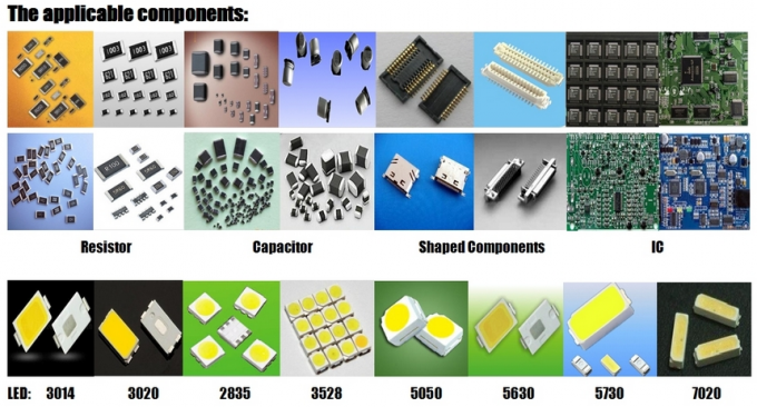80000CPH Pick And Place Machine Electric Feeder Double Rails Double Heads For LED Lights