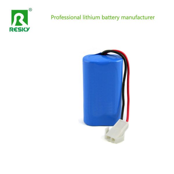Customized 18650 Cylindrical Lithium Batteries 7.4V 2600mAh