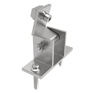 China Silver Solar Panel Angle Brackets Ss304 PV Solar Mounting Brackets on sale