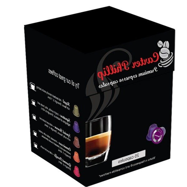 Offset CMYK Printing Foldable Espresso Coffee Box Packaging