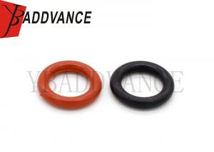 China Size 6.86 * 1.78mm Fuel Injector Seal Kit Red / Black O Ring For Toyota on sale