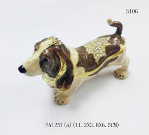 Quality Wholesale dogs shaped jewelry boxes metal favor boxes gift box wholesale