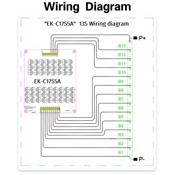 BMS Board 5A Active Balancer 17S 16S 15S 14S 13S Lipo Lifepo4 LTO Battery For Car