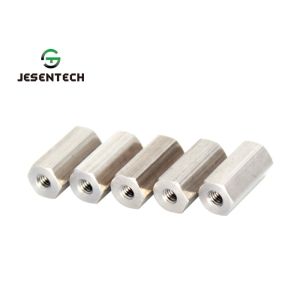 High Precision Internal Threaded Hex Post , OEM / ODM CNC Machining Fasteners