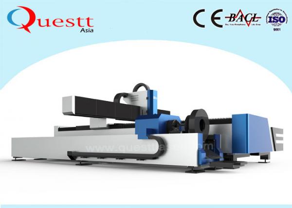 Cheap 500W Metal Laser Cutter , Pipe Laser Cutting Machine For Sheet / Round Square Pipe for sale