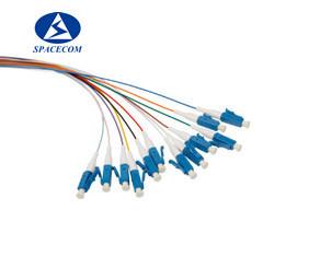Quality UPC APC Optical Fiber Pigtail , SPACECOM LC Pigtail Single Mode wholesale
