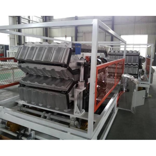 double layer pvc asa roof glazed tile machine